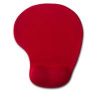 Office Mousepad with Gel Wrist Support - Ergonomic Gaming Desktop Mouse Pad Wrist Rest - Design Gamepad Mat Rubber Base for Laptop Computer -Silicone Non-Slip Special-Textured Surface (06Red)