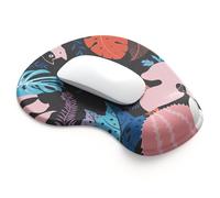 Office Mousepad with Gel Wrist Support - Ergonomic Gaming Desktop Mouse Pad Wrist Rest - Design Gamepad Mat Rubber Base for Laptop Computer -Silicone Non-Slip Special-Textured Surface (12Positive)