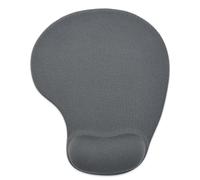 Office Mousepad with Gel Wrist Support - Ergonomic Gaming Desktop Mouse Pad Wrist Rest - Design Gamepad Mat Rubber Base for Laptop Computer -Silicone Non-Slip Special-Textured Surface (09Dark Grey)