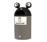 Office Needs Direct Space Buddy Recycling Bin 84 Litres Black General Waste