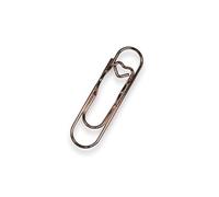 Office Paper Clip Pen Holder, for Notebooks, Journals and Organizers | perfect for students, teachers, and anyone who likes to be organised! | store pen right where you need it (Rose gold)