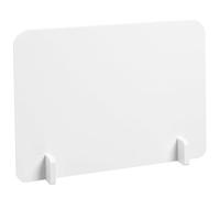 Office Partition Panel - PVC Soundproof Divider - 40cm x 30cm - Ideal for School Restaurant Library Tables - Easy to Install - Privacy Shield