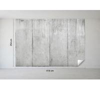 Office Photo Wall Mural Concrete Imitation wallpaper 416x254 cm non-woven smooth