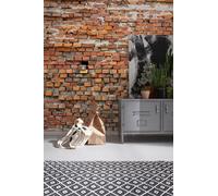 Office photo wallpaper Red Brick Wall Premium wall 368x248cm peelable thick