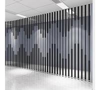 Office Privacy Partit Wall Floor to Ceiling Versatile & Slish Portable Foldable Room Divider Set of 8 255 cm 100 inches Ideal for Enhanced Privacy.