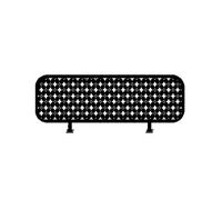 Office Privacy Screen Divider - Iron Desk Partition 100x35x3cm Ideal for Classrooms Libraries Restaurants & Hotels - Low Fence Panel for Enhanced Workspace Privacy