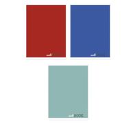 Office Products Exercise Book A4 Squared 96 Sheets 60 g/m² Colour Mix/Pack of 3 / School Items/Type School/Art Squared/Format A4 / Colour Mix