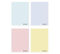 Office Products Exercise Book A5 Lined 32 Sheets 60 g/m² Colour Mix/Pack of 8 / School Supplies/Format A5 / Colour Mix/Type School/Art Lined