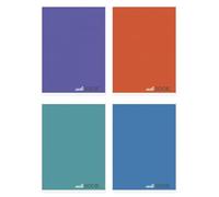Office Products Exercise Book A5 Lined 80 Sheets 60 g/m² Colour Mix/Pack of 4 / School Items/Type School/Art Lined/Format A5 / Colour Mix