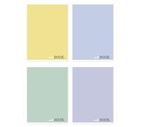 Office Products Exercise Book A5 Squared 32 Sheets 60 g/m² Assorted Colours/Pack of 8 / School Items/Type School/Art Squared/Format A5 / Colour Mix