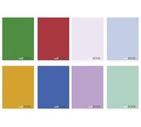 Office Products Exercise Book A5 Squared 60 Sheets 60 g/m² Colour Mix/Pack of 8 / School Items/Colour Mix/Type School/Art Checked/Format A5