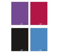 Office Products Exercise Book A5 Squared 80 Sheets 60 g/m² Colour Mix/Pack of 4 / School Items/Type School/Art Squared/Format A5 / Colour Mix