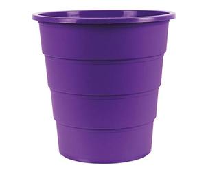 Office Products Model 19054621-04 Waste Paper Basket 16 Litre Plastic Waste Bin Design Round for Office Kitchen 1 Piece Purple Elegant and Practical Stable Dimensions: 30.8 x 31 x 30.8 cm