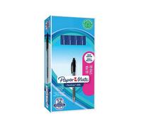 Paper-Mate Gel Pen FlexGrip Retractable Medium Tip Blue Pack of 12
