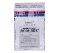 Office Products Safebags Safety Bags/Pack of 50 / Transparent / B5 / 190 x 260 mm/Escape Proof/for the Transport of Cash and Valuables/Individually Numbered