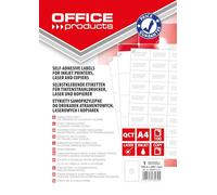 Office Products Self-Adhesive Labels / 199.6 x 289.1 mm / 100 Sheets A4 / White/Economical Self-Adhesive Labels/Address Labels Printable Address Labels Adhesive Labels