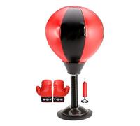 Office Punching Bag for Adults, Inflatable Sucker Boxing Ball, Inflatable Punching Bag, for Teens and Adults Office Workers Students Players at Home in Apartment and Bedroom
