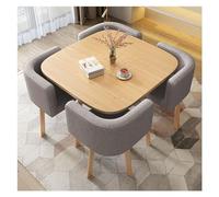 Office Reception Room Club Table And Chair Set, Negotiation Table And Chair Combination, Small Conference Business Coffee Table, For Living Room Leisure Area Restaurants Casual Room Dining Room ( Colo