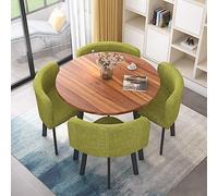 Office Reception Round TableSpaceSaving Coffee Table for Business Conference Small Meeting Rooms Club Areas & BalconiesPerfect for Leisure & Lounge Use