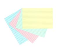 Office Ruled 6x4" Colored Record Cards Pack(500) +(Pen Free)…