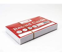 Office Ruled 6x4" Plain Record Cards Pack(500) +(Pen Free)