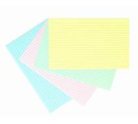 Office Ruled 8x5" Colored Record Cards Pack(500) +(Pen Free)…