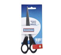 Office Scissors DONAU Classic 16cm Black/Small Office Accessories/Type-Classic/Material-Steel/Plastic/Colour-Black/Size-16cm