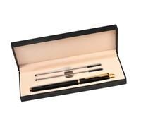 TGDGFKIAS Office Signing Pen Business Pen, 1 Set Ballpoint Pens Classic Metal Rollerball Pens Portable Gel Ink Pens Writing Fluently Business Office Signing Pen