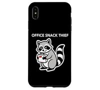 Office Snack Thief Raccoon Funny Office Quote Case for iPhone XS Max