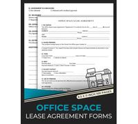 Office Space Lease Agreement Forms: Commercial Rental Contract Doc For Landlord and Businesses / Tenant | Office Rental Agreement Book | 50 Forms