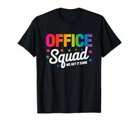 Office Squad We Get It Done Back to School Happy First Day T-Shirt
