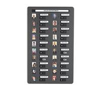 Office Staff-Photo-In-Out-Attendance-Fire-Drill-Muster-Board-Space-For-20-Names