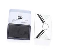 Office Stamp Pad Water Resistant Quick Dry Stamp Inks Pad Finger InksPad 90x56mm for Financial Documents Contract Professional Office