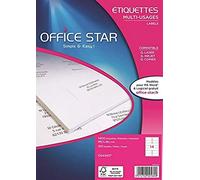 Office Star Multi-Use bôite 1400 Labels 99.1 x 38.1 MM White