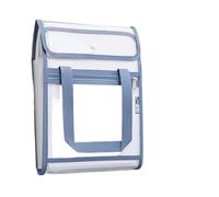 Office Supplies A4 Vertical Expanding File Organizer 13 Pockets Large Capacity Bag Document Folder for Student Business Travel(1032 Blue)