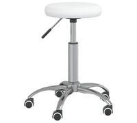 Office Swivel Chair Computer Chair Swivel Dining Stool Faux Leather vidaXL