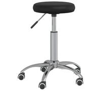 Office Swivel Chair Computer Stool Black Faux Leather vidaXL