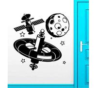 Office wall stickers - space exploration theme, suitable for decoration of work or study environment of technology companies, educational institutions, astronomy enthusiasts, to inspire innovat57X57Cm