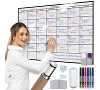 OfficeAid Large Laminated Dry Erase Wall Calendar (Medium (24" 36"))