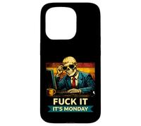 OfficeFuck It It`s Monday Mood SkeletonWorkplace Sarcasm Case for iPhone 15 Pro