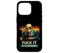 OfficeFuck It It`s Monday Mood SkeletonWorkplace Sarcasm Case for iPhone 16 Pro
