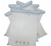 OfficeGear Eco Mailing Bag Extra Large [95 Pack - 305x406mm / 12x15.5] - Durable Tough White 50 Micron Sustainable Environmentally Friendly Sugar Cane Packaging Fully Recyclable
