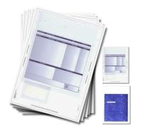 OfficeGear Sage Payslips SGE060 Press and Seal with Address Window No Envelope Required - 500 Sheets 1 Payslip Per A4 - Compatible with Sage 068032 068033 SE100 and RS34 payslips - No Template Needed