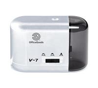 OfficeGoods Electric & Battery Operated Pencil Sharpener - for Home Office & School Sharpens Evenly Every Time Great for Everyone That Wants The Perfect Point (Silver)