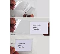 OfficeID Self Adhesive Cold Seal Laminating Pouches. Size 60x90mm (100)