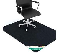 OfficeMarshal Chair Mat grey for Hard Floors 120x100 cm - Protects Tiles, Laminate, and Hardwood from Office Chairs, Fitness Equipment, and Falling Objects (Viking)