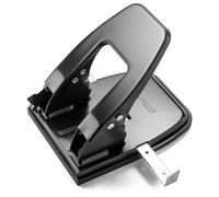 Officemate 2 Hole Punch, 30 Sheet Capacity, Black (90092)