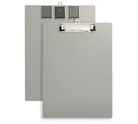 Officemate Aluminum Magnetic Clipboard with Low Profile Clip, Silver (83217)