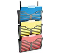 Officemate Verticalmate File Pocket with Hanger Set, Gray, 3 Pack (29314)