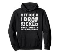 Officer I Drop Kicked That Child In Self Defense - child Pullover Hoodie